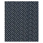 Schumacher 179351 Beatriz Handprint Indigo fabric swatch