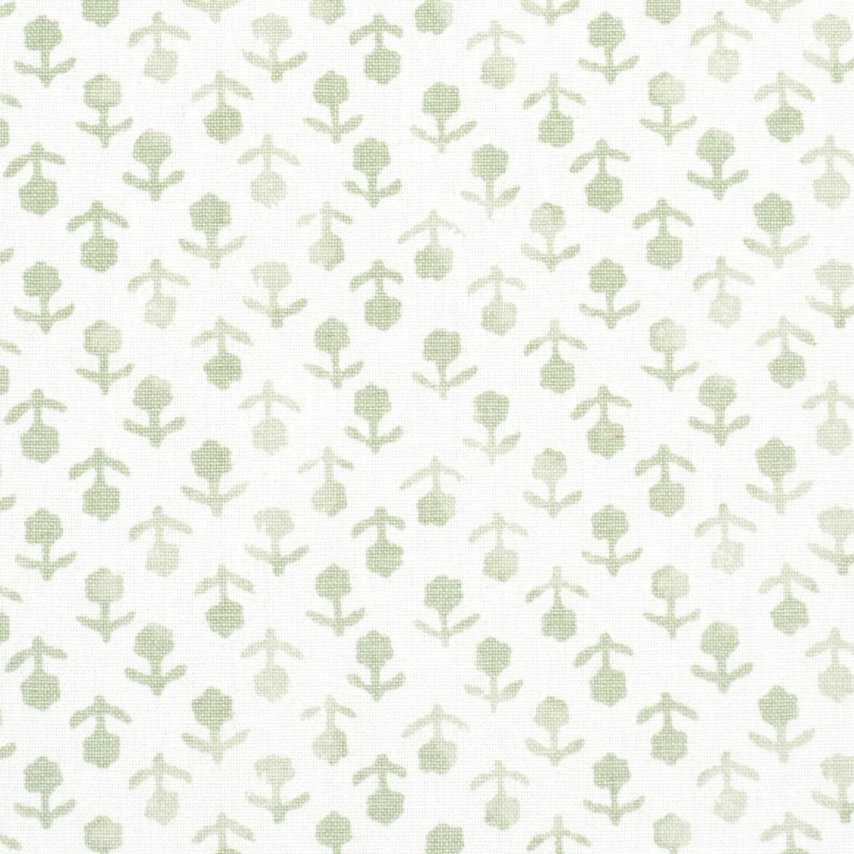 Schumacher 179354 Beatriz Handprint Sage fabric swatch