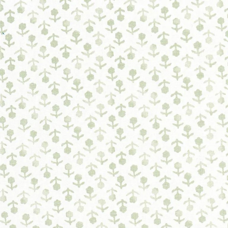 Schumacher 179354 Beatriz Handprint Sage fabric swatch