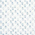 Schumacher 179353 Beatriz Handprint Sky fabric swatch