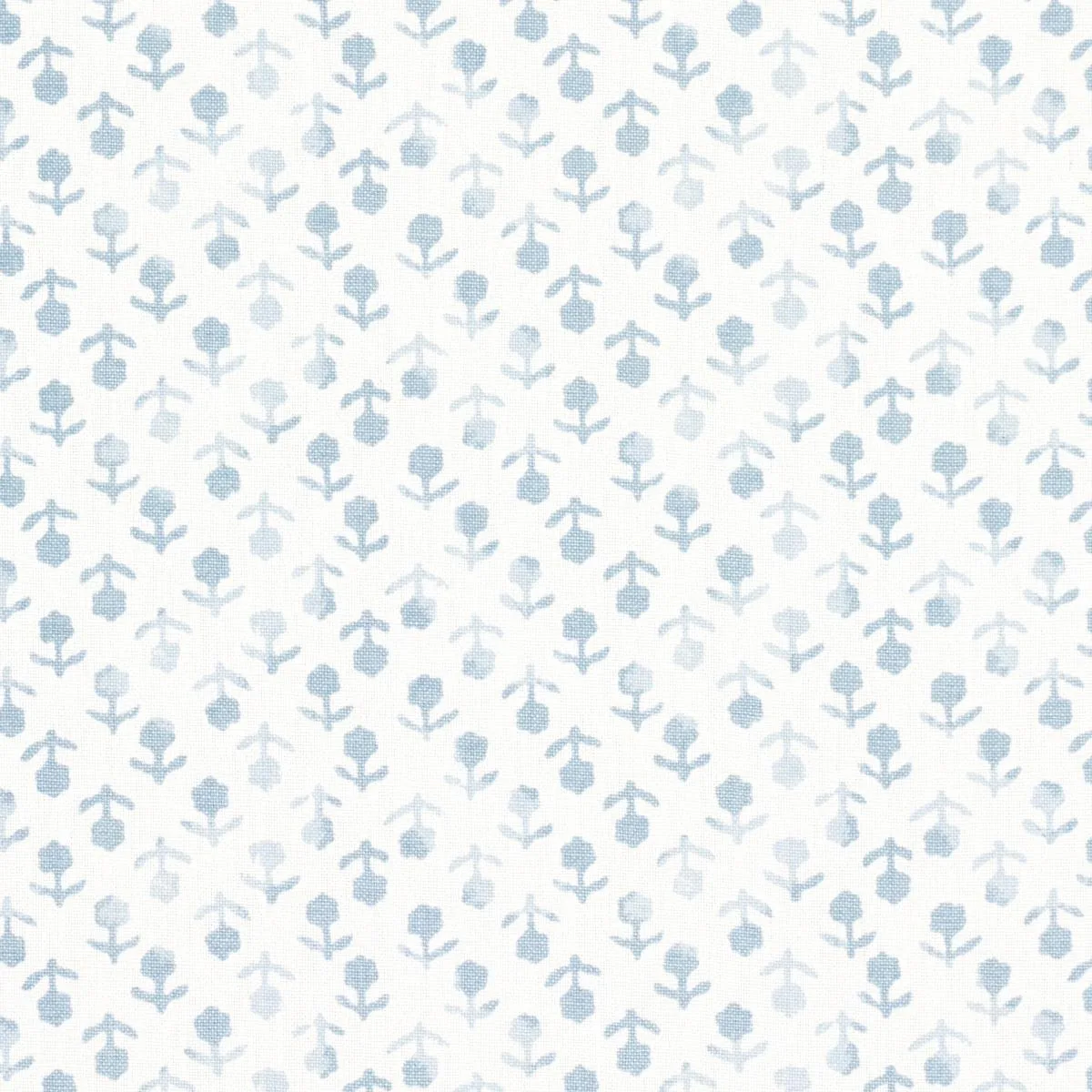 Schumacher 179353 Beatriz Handprint Sky fabric swatch