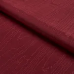 Schumacher 83254 Beau Cotton Linen Moiré Crimson fabric swatch
