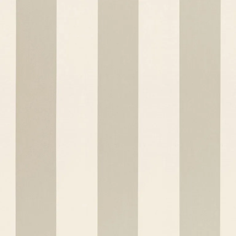 Schumacher 66040 Beaufort Awning Stripe Platinum fabric swatch