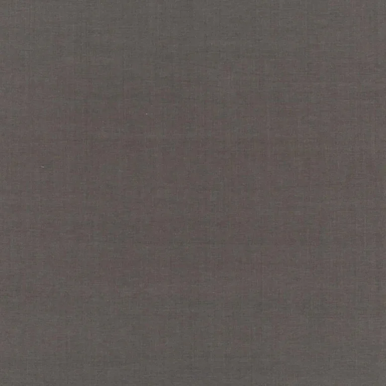 Schumacher 68788 Beckford Cotton Plain Graphite fabric swatch