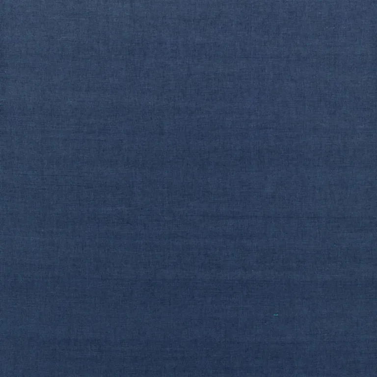 Schumacher 68784 Beckford Cotton Plain Marine fabric swatch
