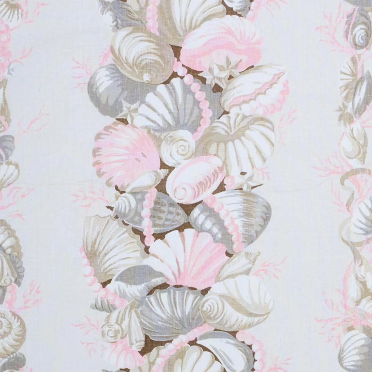 178781 Bedolina Chintz Pink & Natural Fabric