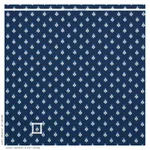 Schumacher 77411 Bee éPinglé Blue fabric swatch