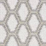 Schumacher 73423 Beehive Natural fabric swatch
