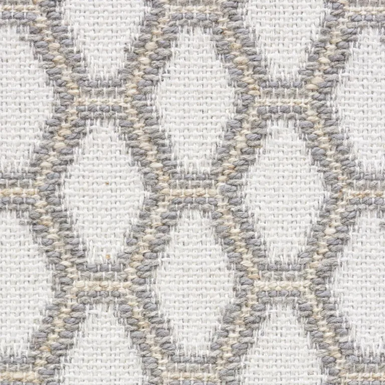 Schumacher 73423 Beehive Natural fabric swatch