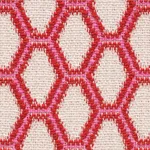 Schumacher 73421 Beehive Valentine fabric swatch
