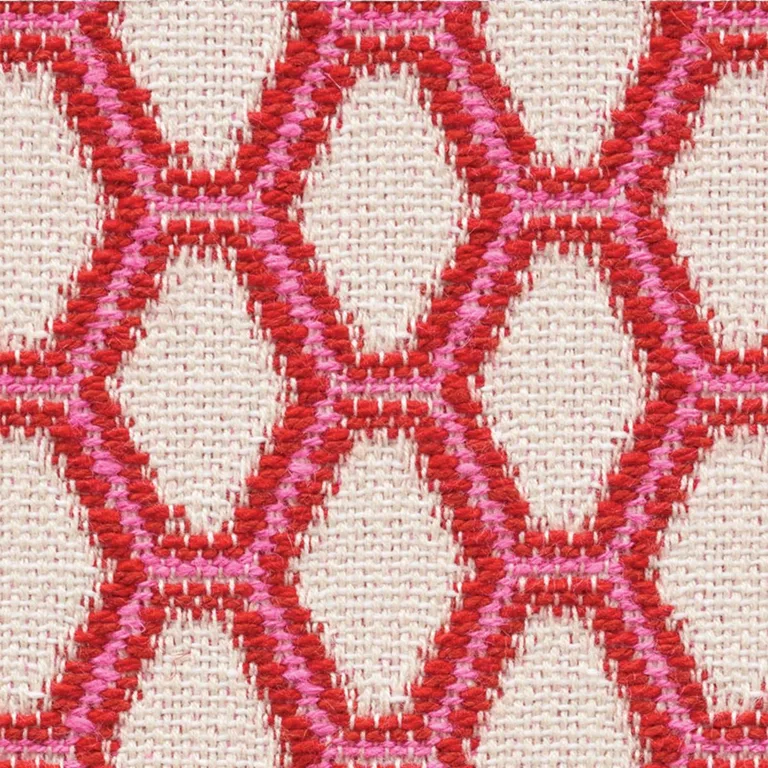 Schumacher 73421 Beehive Valentine fabric swatch