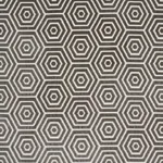 Schumacher 83212 Bees Knees Cut Velvet Grey fabric swatch