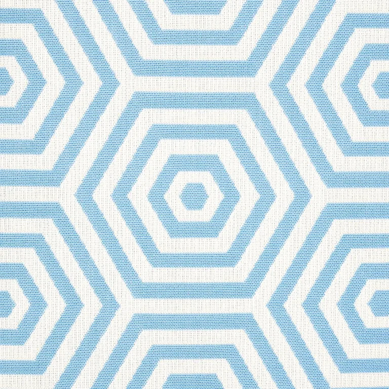 Schumacher 82310 Bees Knees Indoor/Outdoor Pool fabric swatch