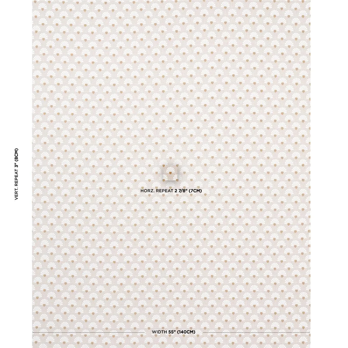 Schumacher 83051 Bellini Indoor/Outdoor Sand fabric swatch