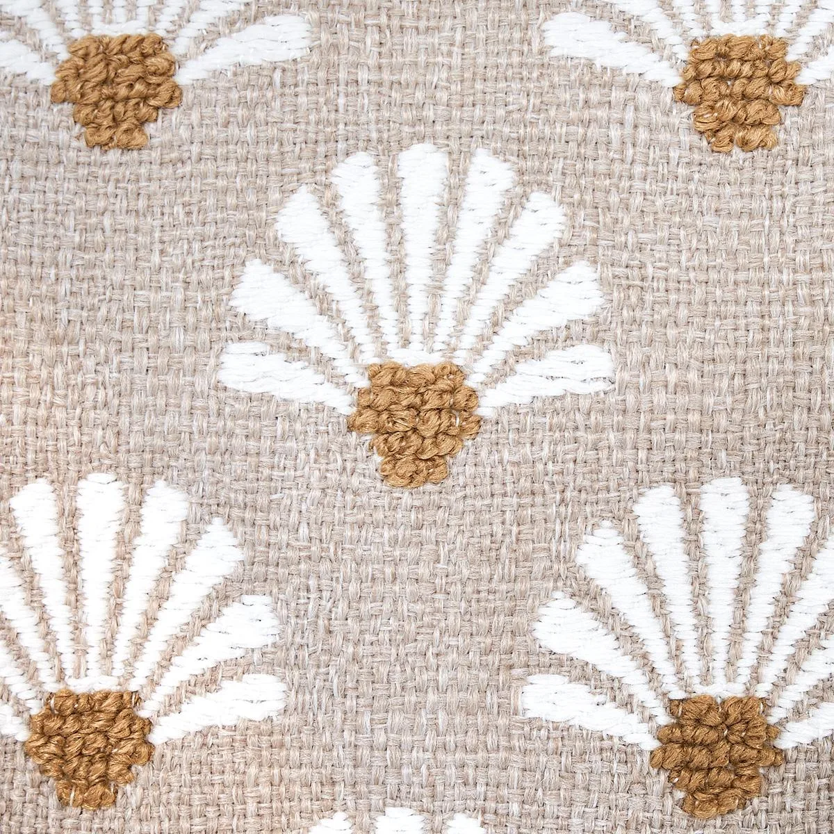 Schumacher 83051 Bellini Indoor/Outdoor Sand fabric swatch