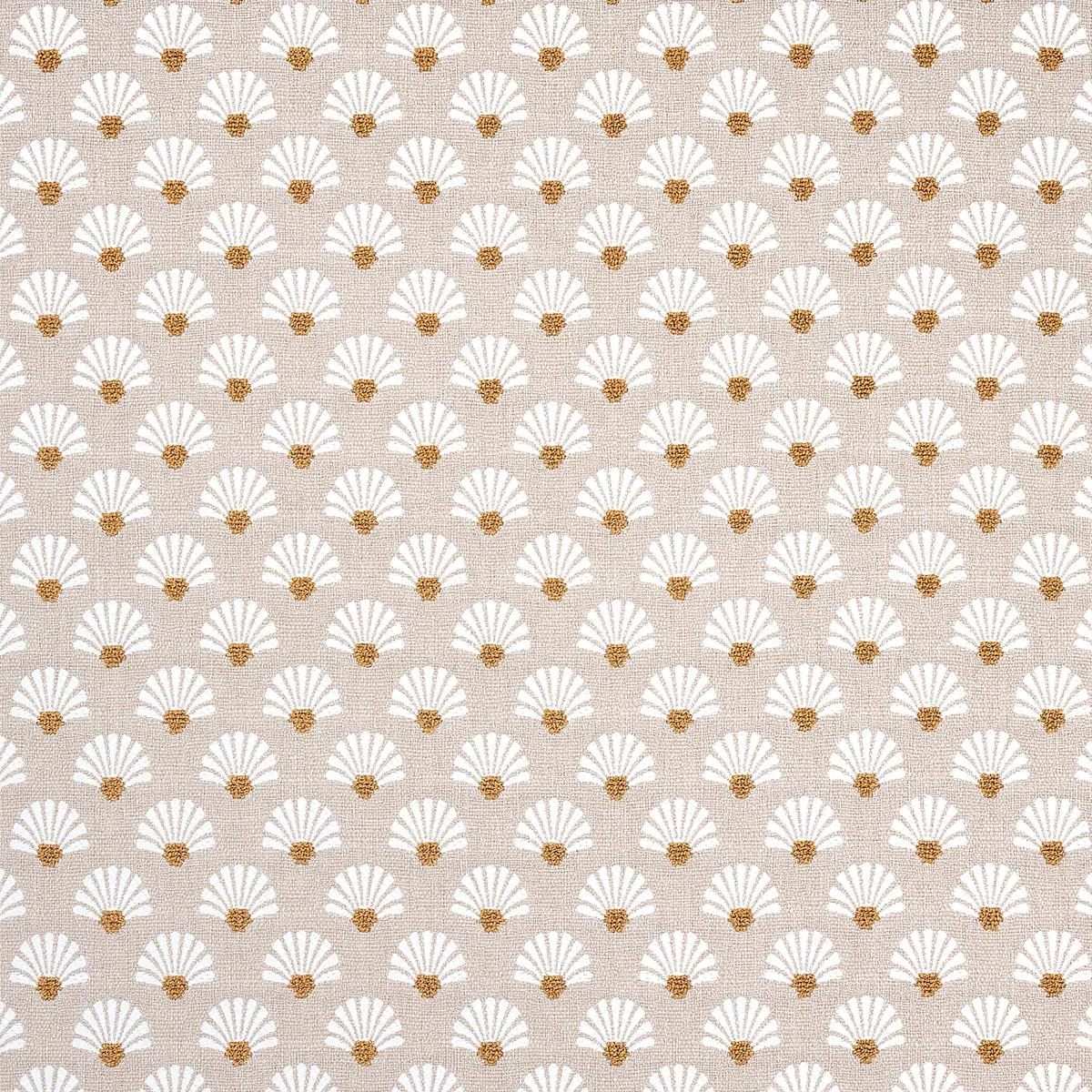 Schumacher 83051 Bellini Indoor/Outdoor Sand fabric swatch