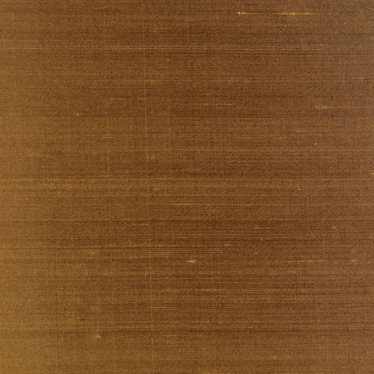 Schumacher 63786 Bellini Silk Bronze fabric swatch