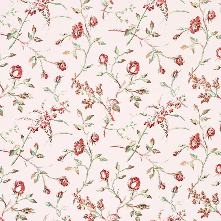 Schumacher 179621 Beluze Blush fabric swatch