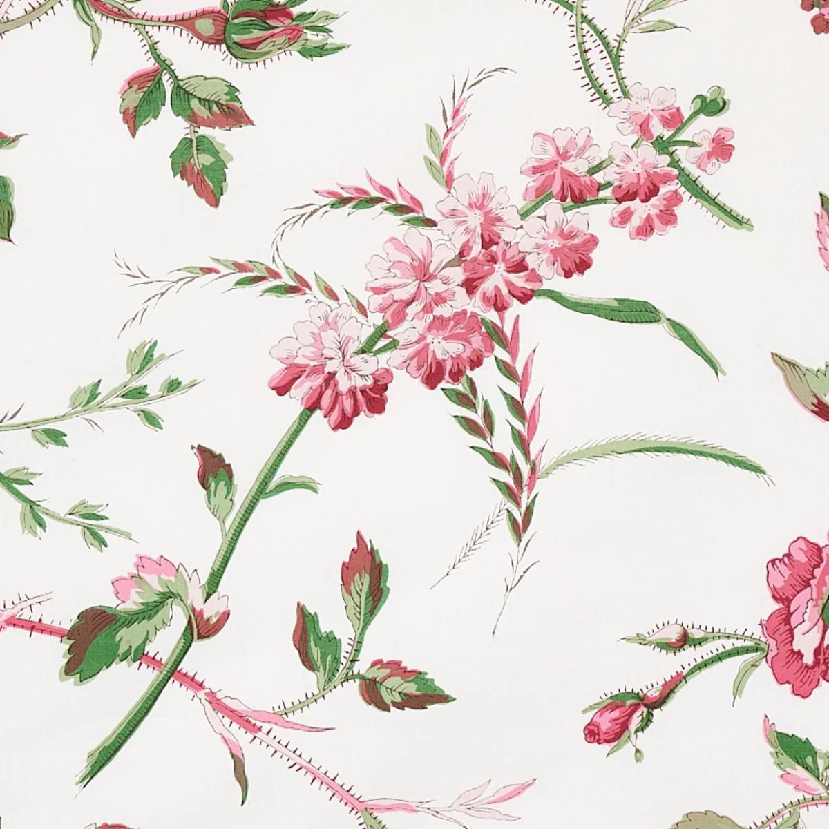Schumacher 179622 Beluze Magenta fabric swatch
