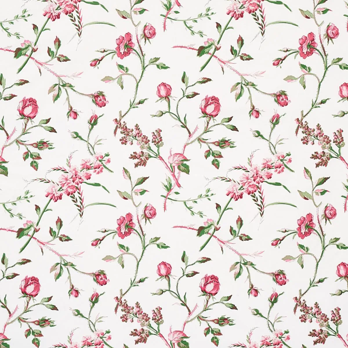 Schumacher 179622 Beluze Magenta fabric swatch