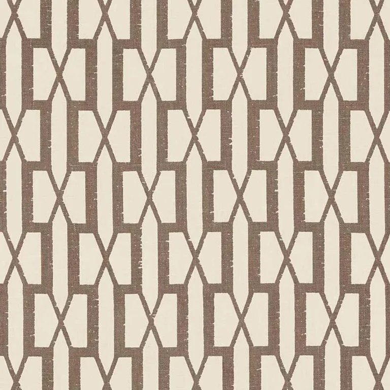 Schumacher 176117 Belvedere Berber Brown fabric swatch
