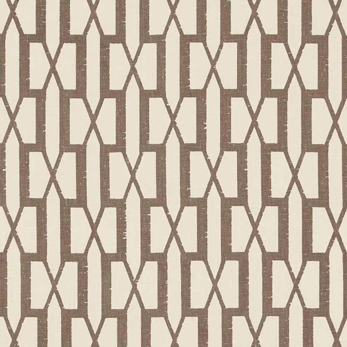 Schumacher 176117 Belvedere Berber Brown fabric swatch