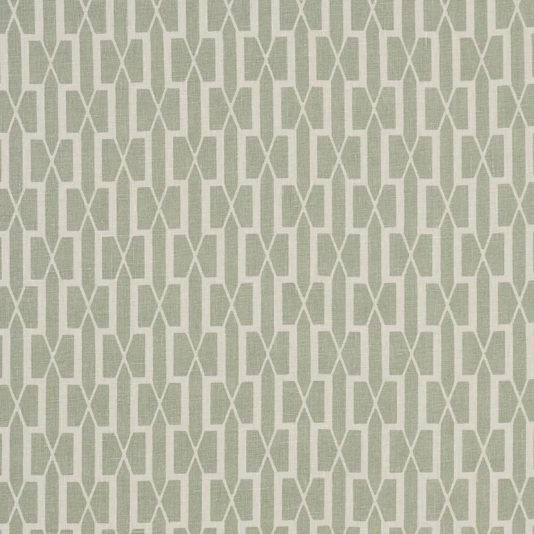 Schumacher 177192 Belvedere Celadon fabric swatch