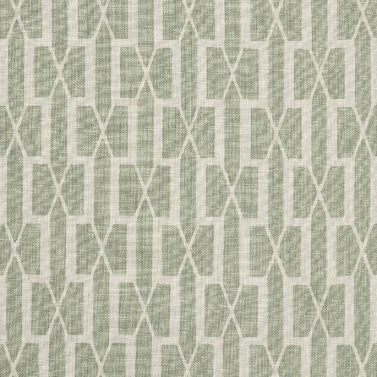 Schumacher 177192 Belvedere Celadon fabric swatch