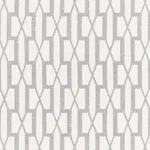 Schumacher 177190 Belvedere Grey fabric swatch