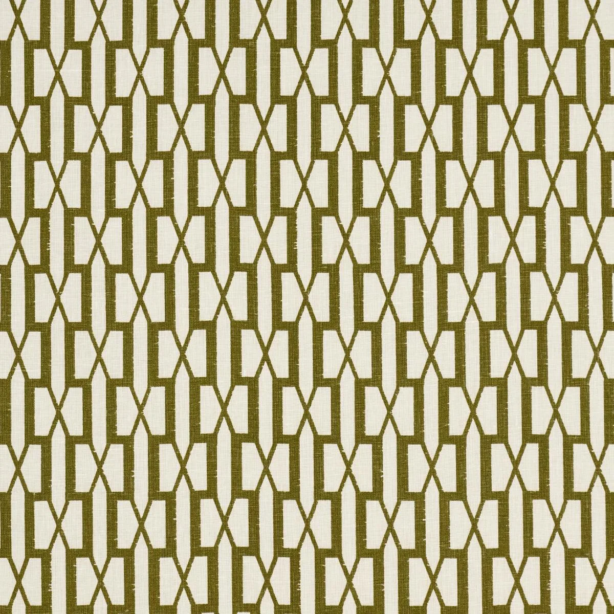 Schumacher 177191 Belvedere Olive fabric swatch