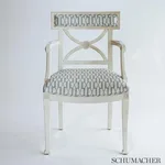 Schumacher 176113 Belvedere Sage fabric swatch