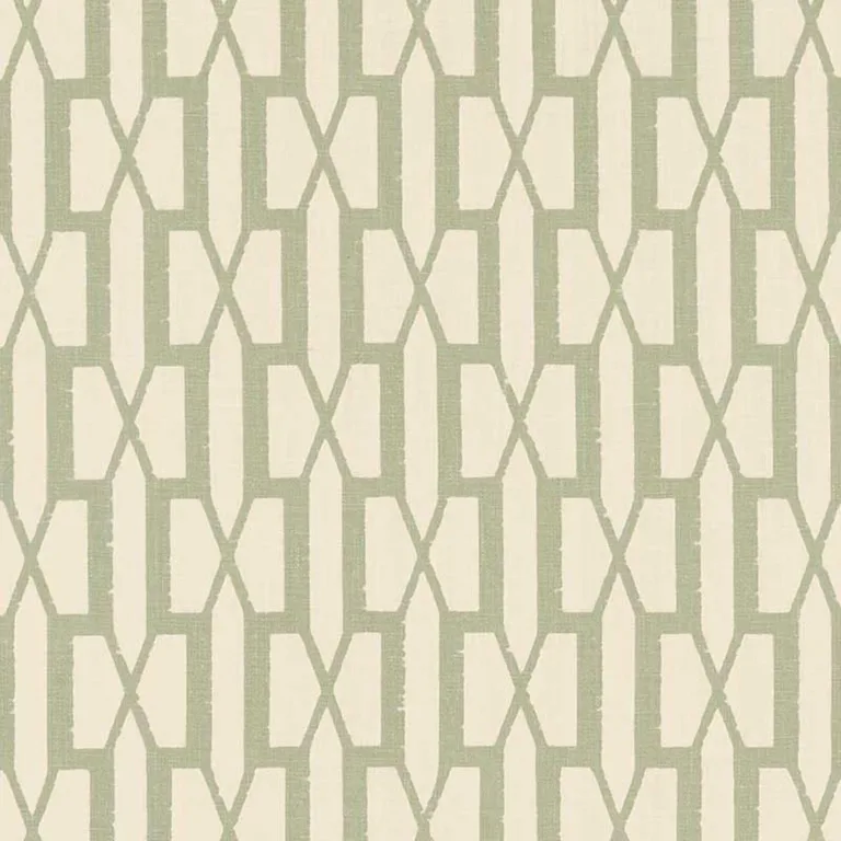 Schumacher 176113 Belvedere Sage fabric swatch