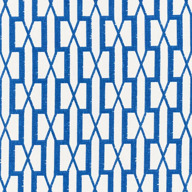 Schumacher 176118 Belvedere Sea fabric swatch