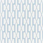 Schumacher 176119 Belvedere Sky fabric swatch