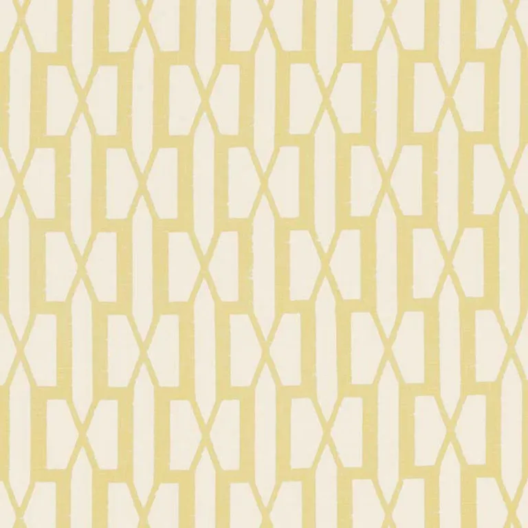 Schumacher 176112 Belvedere Straw fabric swatch