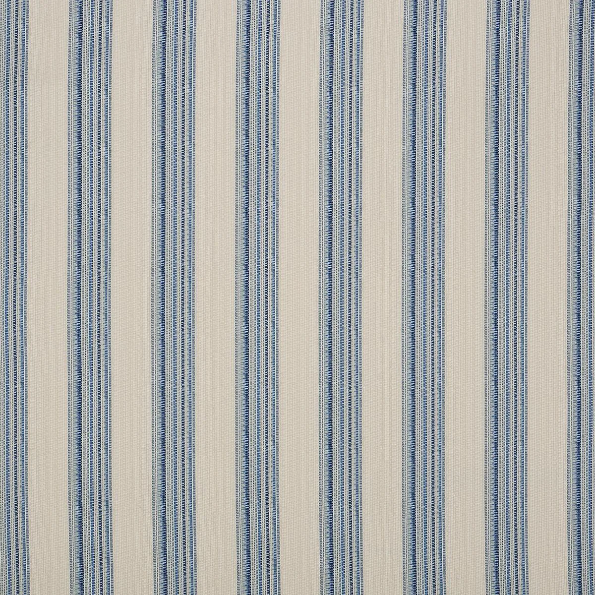 Schumacher 79153 Bendita Stripe Indoor/Outdoor Blue fabric swatch