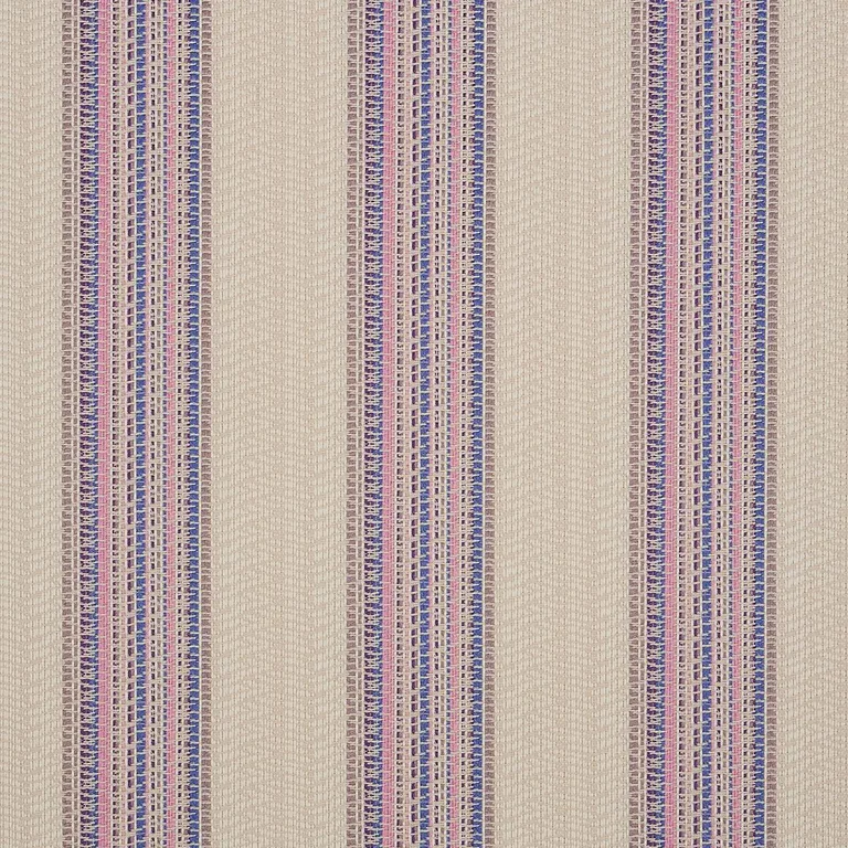 Schumacher 79154 Bendita Stripe Indoor/Outdoor Lilac fabric swatch