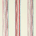 Schumacher 79152 Bendita Stripe Indoor/Outdoor Rose fabric swatch