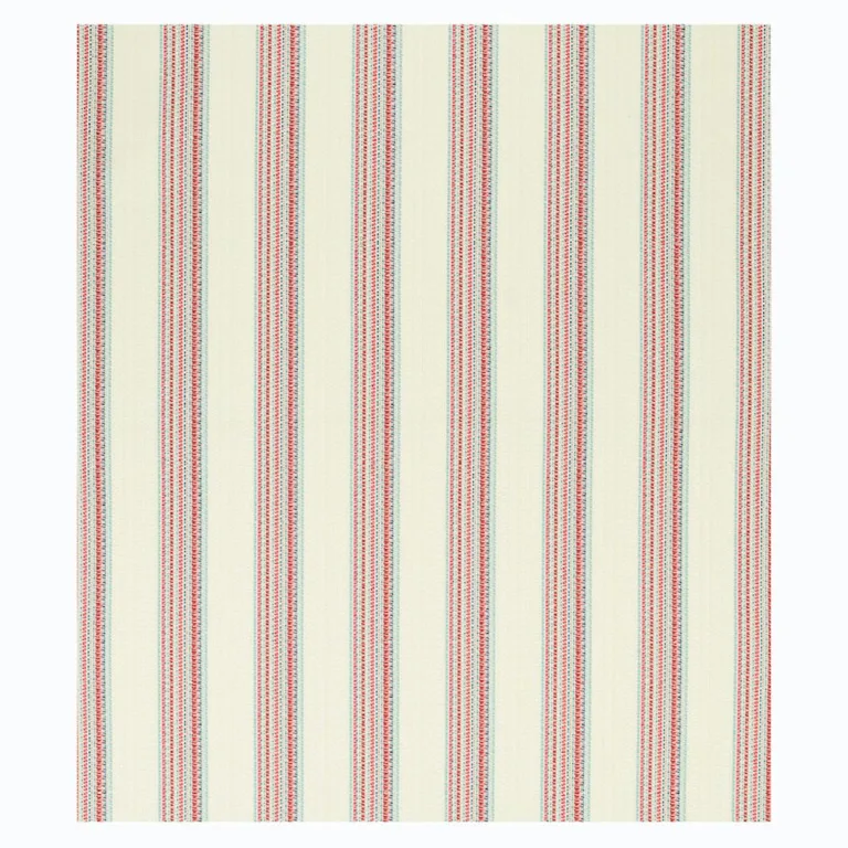 Schumacher 79152 Bendita Stripe Indoor/Outdoor Rose fabric swatch