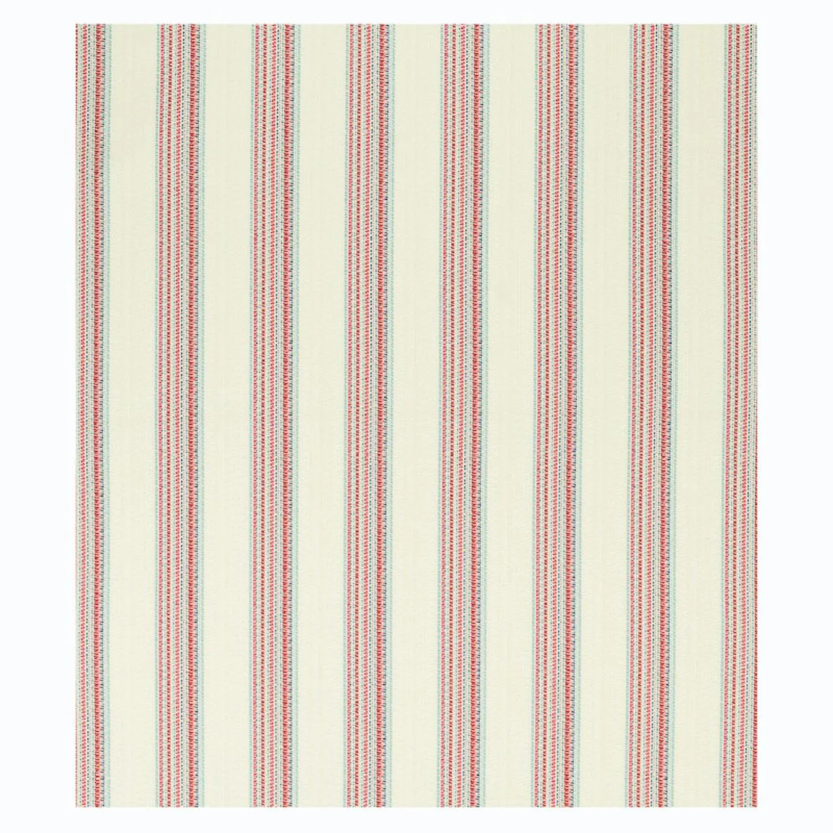 Schumacher 79152 Bendita Stripe Indoor/Outdoor Rose fabric swatch