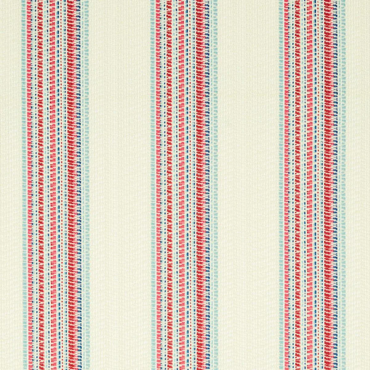 Schumacher 79152 Bendita Stripe Indoor/Outdoor Rose fabric swatch
