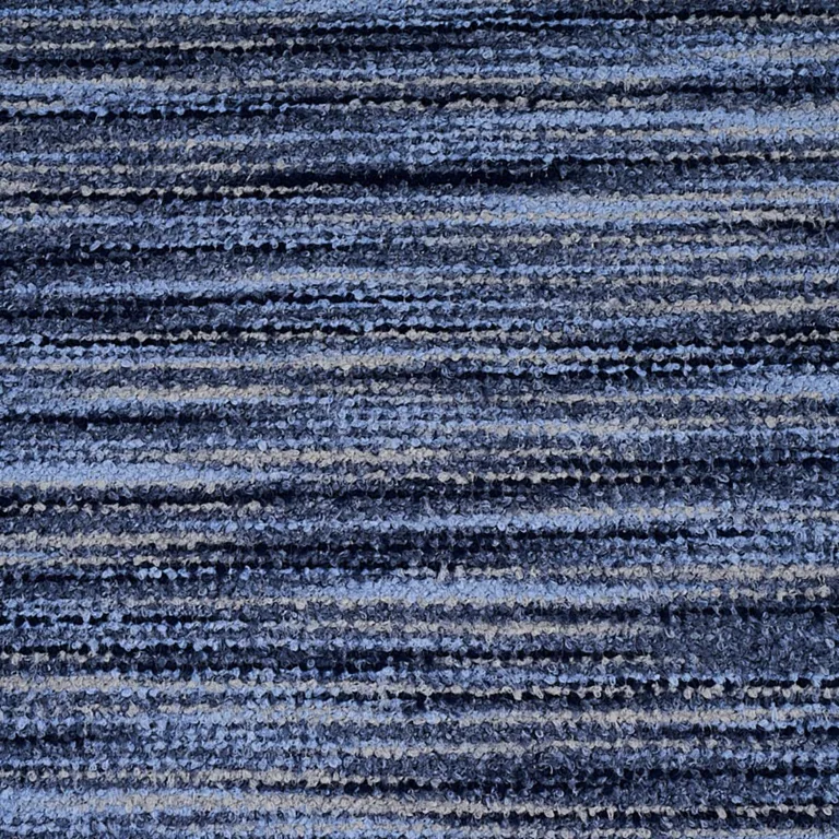 Schumacher 80250 Bensley Bouclé Blue fabric swatch
