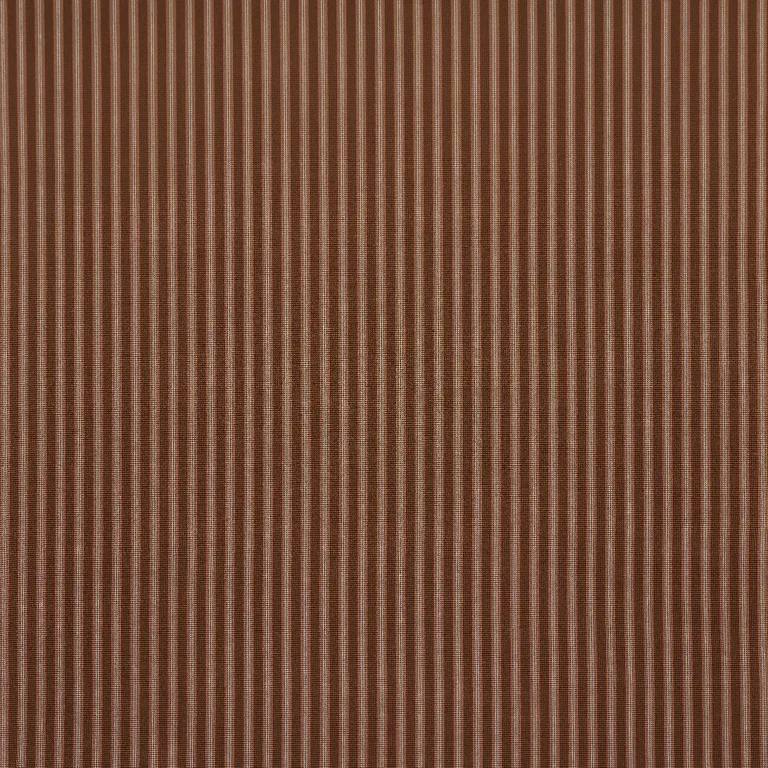 Schumacher 82183 Benson Stripe éPinglé Chestnut Rose fabric swatch