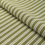Schumacher 82181 Benson Stripe éPinglé Green fabric swatch