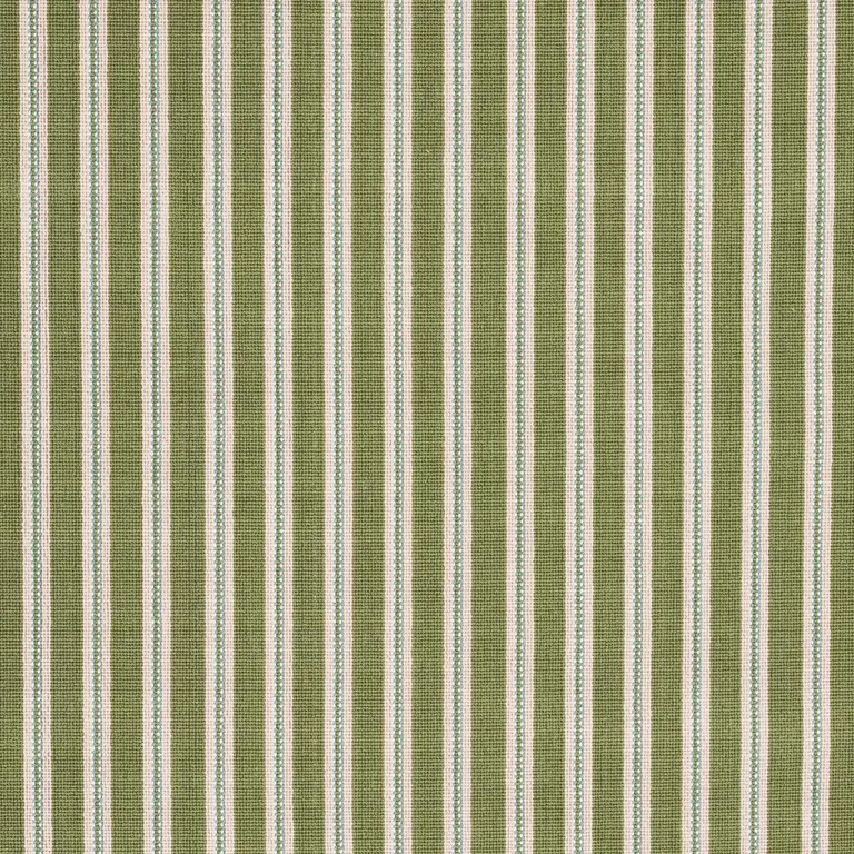 Schumacher 82181 Benson Stripe éPinglé Green fabric swatch