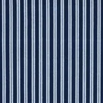 Schumacher 82180 Benson Stripe éPinglé Navy fabric swatch