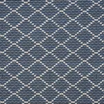 Schumacher 80991 Berg éPinglé Indigo fabric swatch