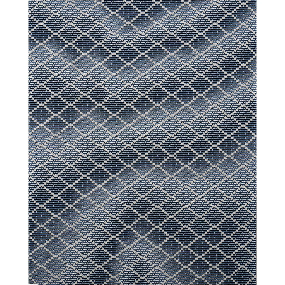 Schumacher 80991 Berg éPinglé Indigo fabric swatch