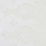 Schumacher 74180 Bergama Appliqué White & Ivory fabric swatch