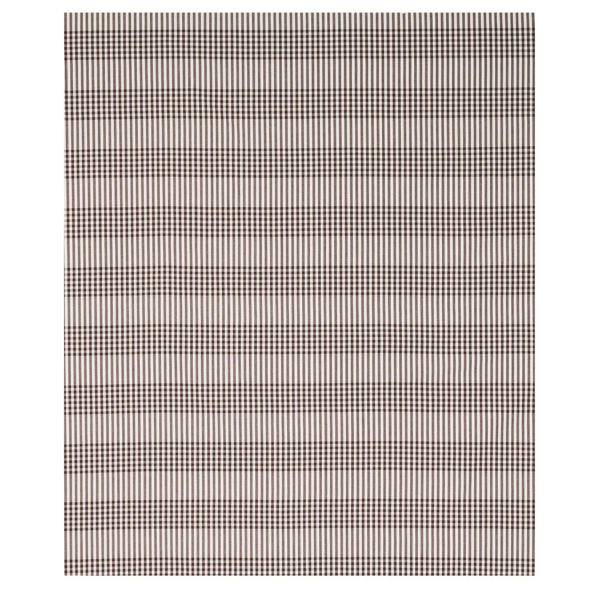 Schumacher 80801 Bergen Plaid Brown fabric swatch